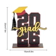 thumbnail image 3 of 2026 Graduation Season Wooden Tabletop Holiday Decorative Ornament Graduation Season Gift, 3 of 7