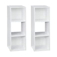 thumbnail image 1 of Closetmaid Home Stackable 3-Cube Cubeicals Organizer Storage, White (2 Pack), 1 of 4