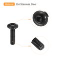 thumbnail image 4 of Unique Bargains Flanged Button Head Socket Cap Screws, 50 Pack M4x16mm 304 Stainless Steel Bolts, 4 of 5
