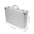 thumbnail image 2 of WRISTBIQUE Portable Tool Box Shockproof Aluminium Alloy Silver Tool Storage 1Set, 2 of 7