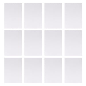 MasteelfCA 100 Feuilles blanches A4 Release Paper Hand Account Anti-adhésif Paper Anti-stick Isolation Paper Double-face Blanc Relead Paper for Home Office (White)