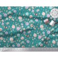 thumbnail image 3 of Soimoi Green Poly Georgette Fabric Dot & Arrow Tribal Print Sewing Fabric Yard 42 Inch Wide, 3 of 5