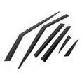 thumbnail image 3 of Sun Rain Visor Weather Shield 6pcs Black Window Visor Vent Sun Rain Shade Deflector Fits For Land Rover Range Velar 2018-ON, 3 of 8