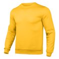thumbnail image 1 of Ediodpoh Chandail pour Homme Ajusté Automne Décontracté Uni à Col Rond Haut Couleur Col Rond Long Manteau Automne Poche Manches Longues Blouse pour Homme Chandail à Col Rond Jaune TTG, 1 of 3