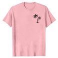 thumbnail image 3 of Pisexur Shirts for Man T Hommes Mode Décontractée Imprimé Col Rond Pull T-Shirt Manches Courtes Blouse Rose, m Chemises de Golf Hommes & Chemises Hommes, 3 of 6