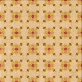thumbnail image 1 of Ahgly Company Tapis de Zone Carré Orange Lavable en Machine, 4 Pieds Carré, 1 of 7