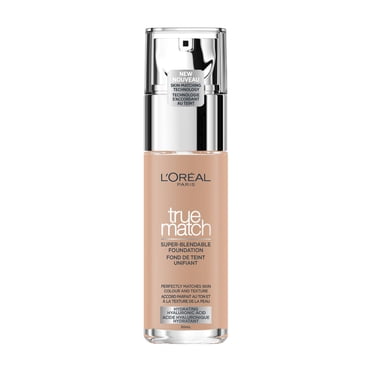 L'Oréal Paris Fond De Teint True Match, Avec Acide Hyaluronique et Soins Hydratants