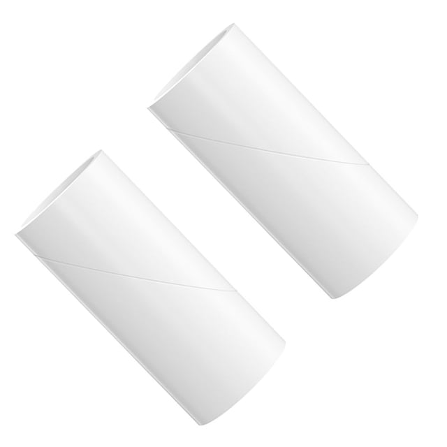 Extra Sticky Lint Roller Refills by Loewten, designed as replacement refills for lint rollers. The image shows two cylindrical white refills made of ABS material, suitable for removing pet hair and lint from furniture, clothing, and floors. These refills are compatible with most standard lint roller handles and are easy to replace.