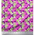 thumbnail image 1 of Soimoi Georgette Viscose Fabric circle & brush stroke Abstract Fabric Prints By Yard 42 Inch Wide, 1 of 1