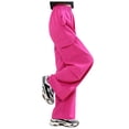 thumbnail image 3 of Zshosam Pantalon Cargo pour Enfants Filles Filles Pantalon Parachute Enfants Pantalon Cargo à Jambe Grand Pantalon de Rue avec Poches Taille 4T 5T,(Rouge 4-5 Ans), 3 of 5