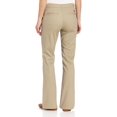 thumbnail image 2 of Dickies Pantalon en Sergé Extensible Coupe Ajustée Bootcut pour Femmes, 4 Court, Sable du Désert, 2 of 2
