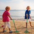 thumbnail image 2 of Gymax 24.5''-33.5'' Metal Detector for Kids with LCD Display IP68 Waterproof Green, 2 of 10