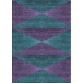 thumbnail image 1 of Ahgly Company Tapis d'Intérieur à Motifs Rectangle Bleu Ardoise Foncé, 3' x 5', 1 of 6
