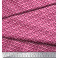 thumbnail image 2 of Soimoi Rayon Crepe Fabric Leaves Small Print Fabric by The Yard 46 Inch Wide, 2 of 3