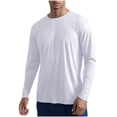 thumbnail image 1 of zfhfof Men's Sun Protection Athletic Shirts Long Sleeve Rash Guard Swim T-Shirts Lightweight Quick Dry Fishing Running Workout Shirts, 1 of 8