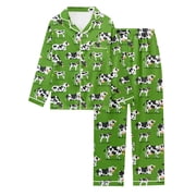 GDREDA Plus Size Pajamas Womens Pajamas Long Pants Sleepwear Sets Soft Comfy Night Wear V Neck Loungewear Cute Pajama Wear Women Pajama Sets pyjamas Pink,XXL
