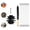 Black#111840, variant on Dryer Vent Cleaning Brush Kit | 410mm Flexible Nylon Rods Set | Rotary Chimney Duct Cleaner | Industrial Home Kitchen Utility | Adjustable Length | 9 Pieces