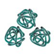 thumbnail image 1 of Artistic Aqua Glass Knot, Aqua, 1 of 1