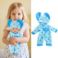 thumbnail image 1 of Riforla 1Ensemble Vêtements de Poupée Pyjamas Réutilisables pour Déguisement Pyjamas Mignons pour Poupées & Accessoires Bleu Ciel, 1 of 6