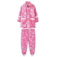 thumbnail image 1 of MIASHUI Manteau de Pluie Imperméable à Capuche pour Tout-Petits Garçons Filles, Veste + Pantalon, Rose Vif, 10 Ans, 1 of 8