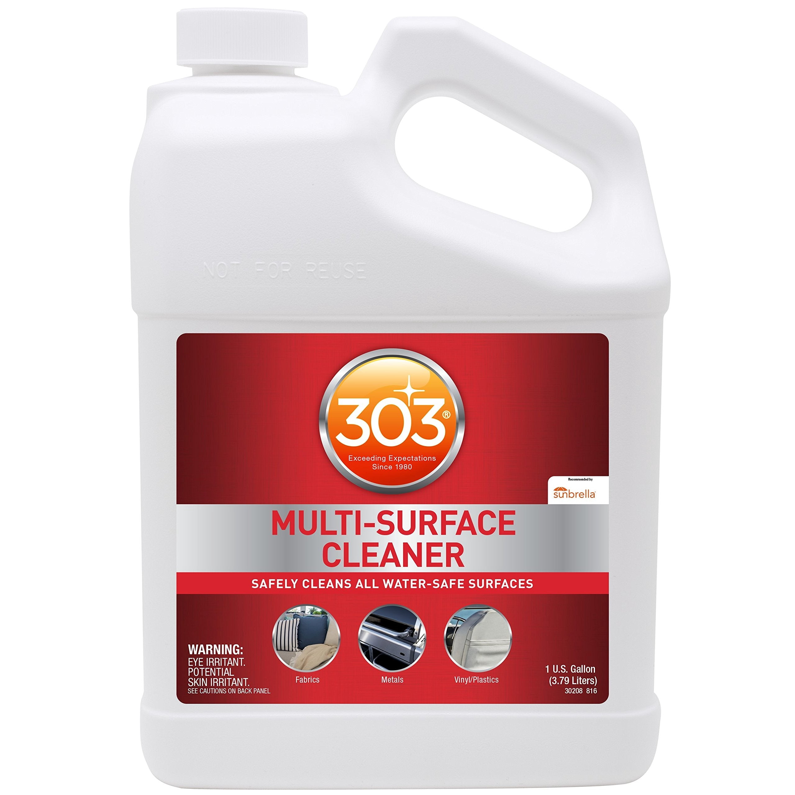303 Multi Surface Cleaner Spray, All Purpose Cleaner for Home, Patio, Car Care and Outdoor, 128 fl. oz.