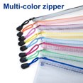 thumbnail image 3 of Aspire 16 Pcs A4 Size Zipper File Holders Waterproof Bag Travel Pouch for Document Letter Business, 3 of 6