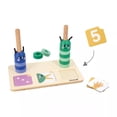 thumbnail image 1 of Janod - Number Composition And Comparision - Educational Wooden Counting Game for Toddlers - Learn Numbers with Caterpillars - Fun Math Activity - Age 3+ - J05085, 1 of 9