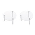 thumbnail image 3 of mmirethe Clear Acrylic Toy Display Show Stand Shelf 7.5cm 2Set, 3 of 6