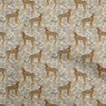 thumbnail image 1 of oneOone Rayon Brown Fabric Animal Sewing Material Print Fabric By The Yard 56 Inch Wide, 1 of 4