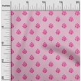thumbnail image 1 of oneOone Polyester Lycra Fabric Floral Block Print Fabric BTY 56 Inch Wide, 1 of 4