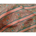 thumbnail image 4 of oneOone Silk Tabby Fabric Floral Block Print Sewing Fabric BTY 42 Inch Wide, 4 of 4