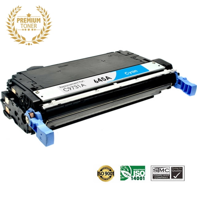 Ultra Toner™ Cartouche de Toner Cyan Supérieure Compatible HP 645A (C9731A)