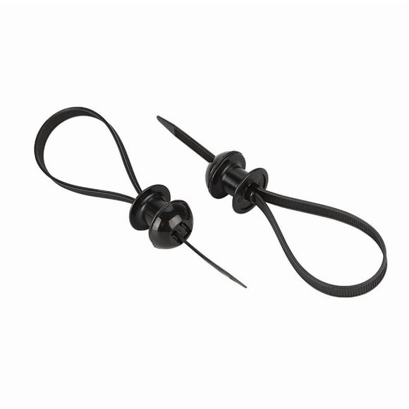 SDNall Cable Tie Buckles, 100-Piece Set for Easy Fastening, Tool-Free One-Button Installation with Durable Nylon Material for Automotive and Multipurpose Use