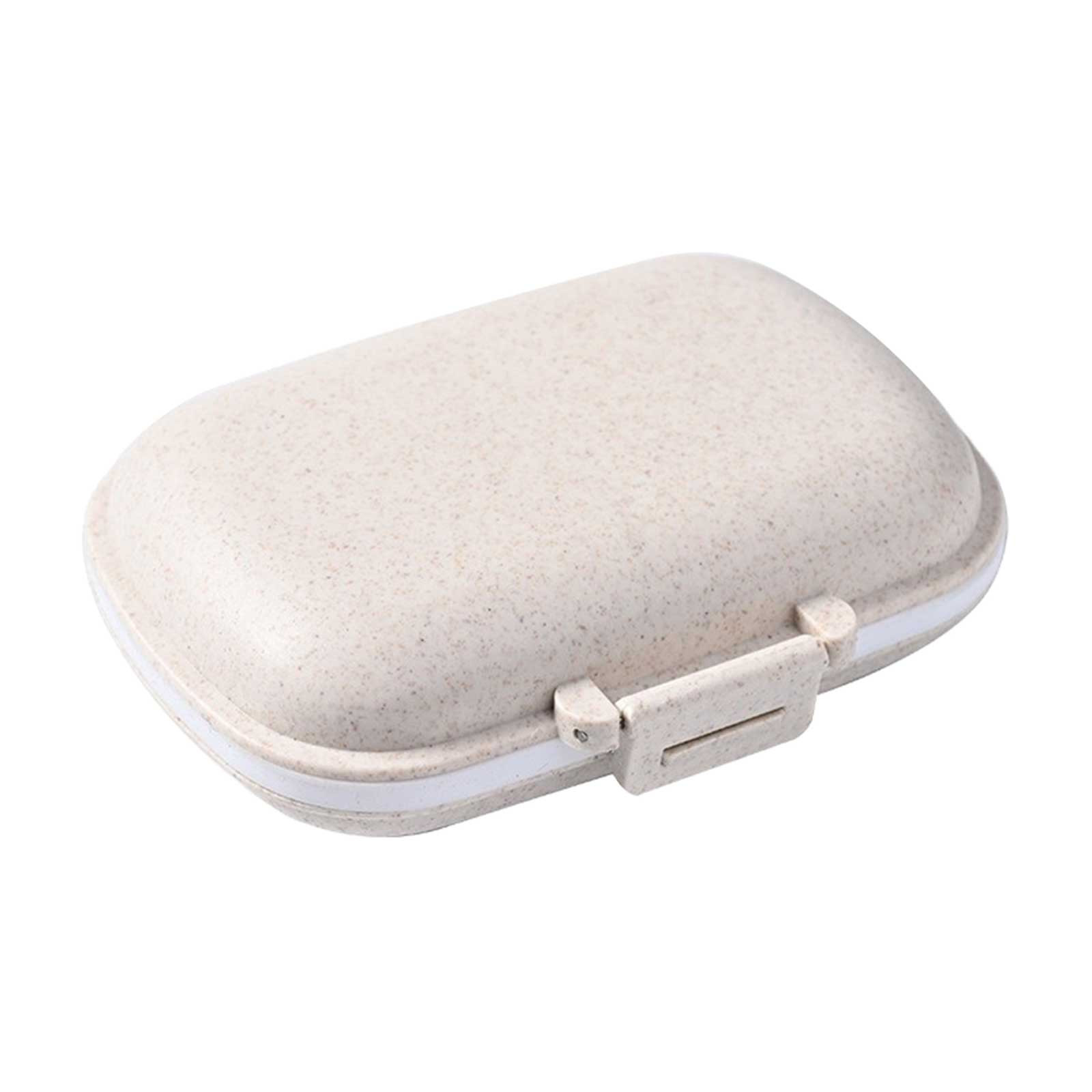 EGNMCR 8 Compartments Tablet Organizer, Tablet Container, Travel Tablet Box 7 Day, Tablet Dispenser, Tablet Case, , Weekly Tablet Organizer, Daily Tablet Box Org Pill dispensing Cases