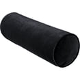 thumbnail image 1 of Coussin traversin en velours noir Hometrends, 1 of 4