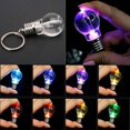 thumbnail image 2 of Mini Color Changing LED Flashlight Light Bulb Lamp Key Ring Keychain  Gift, 2 of 10