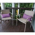 thumbnail image 4 of VargottamIndoor/OutdoorPolyester FabricLumbarPillowCover,All-Weather Waterproof Rectangular Cushion Case for Patio Furniture,12" x 20"Set of 2-Lavender, 4 of 7