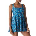 thumbnail image 1 of RELLECIGA Women's Square Neckline One Piece Skirt Swimsuit Tummy Control Swimwear Bathing Suits, 1 of 6