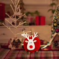 thumbnail image 4 of BKRE Festive Reindeer Pompom Hanging Ornament Handmade Deer For Party, 4 of 4
