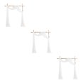 thumbnail image 2 of Decodeary Wedding Arch Drapes Memorable Setting For Big Day Not Easy To Wrinkle Easy Care white 3Set, 2 of 6