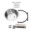 thumbnail image 1 of Ruiboury Solution d'Alimentation Facile avec des Bols Suspendus en Acier Inoxydable pour Chien Chat 13CM 1Set, 1 of 6