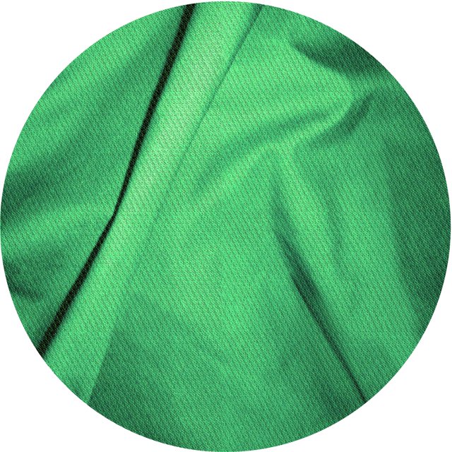 Ahgly Tapis Rond Lavable en Machine Intérieur Transitionnel Vert Néon, 8 Pieds Rond