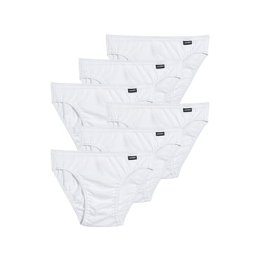 Jockey Men's 100% Cotton Elance Bikini - 6 Pack