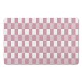 thumbnail image 1 of Checkered Bathroom Rug Runner: Long, Luxurious & Non-Slip (20x32in): Water Absorbent, Large Bath Mat, Soft Microfiber, Machine Washable, Perfect for Bathroom, Bathtub, Hallway, 1 of 5