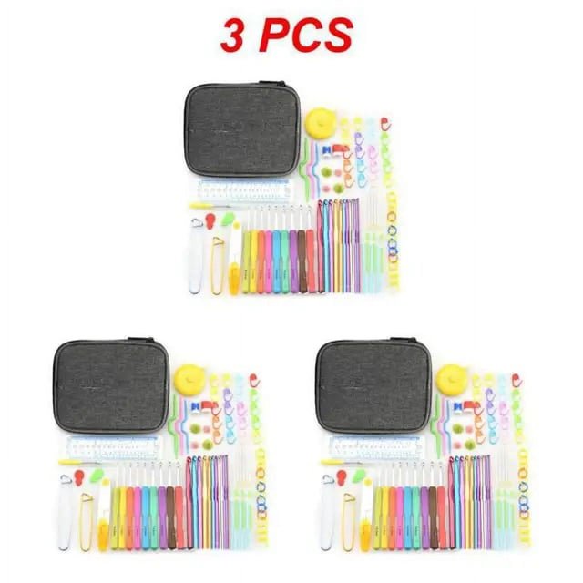 1/2/3PCS Styles Crochet Hooks Set Sewing Needle Knitting Needle Set Crochet Needles For Knitting Weave Sweater Craft Yarn Tools