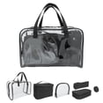 thumbnail image 1 of Equate Beauty Cosmetic Bag - Value Set - Black, 1 of 5