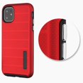 thumbnail image 2 of Apple iPhone 11 Étui de Téléphone [Choc] Protection contre les Chutes PC Rigide Souple Hybride Impact Robuste Double Couches Protection Corporelle Texturée Antidérapante Armure Caoutchouc Robuste Étui TPU Rouge pour Apple iPhone 11, 2 of 2