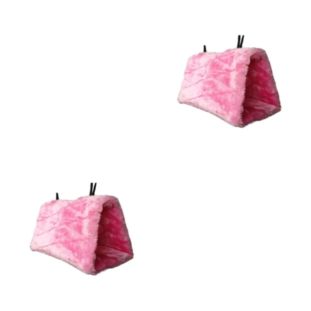relayinert Soft And Safe Beautiful Bird Cage For Parrot And Canaries Fabric Is Soft pink S (17x16x12cm) 2Set