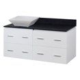 thumbnail image 1 of American Imaginations 39.75-in. W 18.25-in. D Ceramic Top In White Color For 1 Hole Faucet AI-1502, 1 of 1