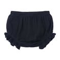 thumbnail image 1 of YOUSNH Baby Girls Boys Solid Spring Summer Shorts Ruffle Clothes Child Summer Clothes Black 12-18 Months, 1 of 6